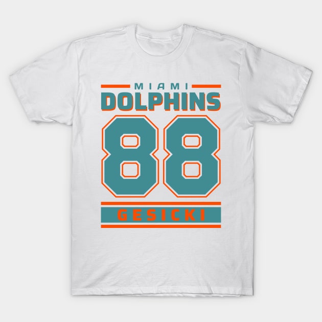 Miami Dolphins Gesicki 88 Edition 1 T-Shirt by ENTIN 